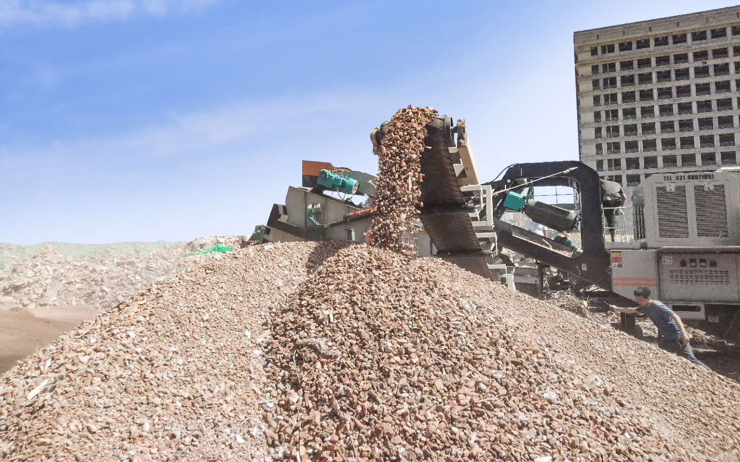 陕西西安时产150吨建筑垃圾资源再利用项目