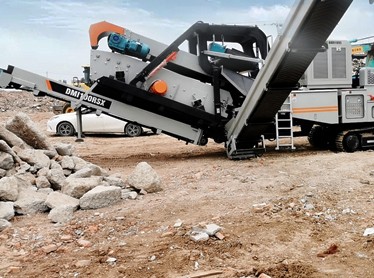 湖北襄阳时产80-100吨建筑垃圾再利用生产线