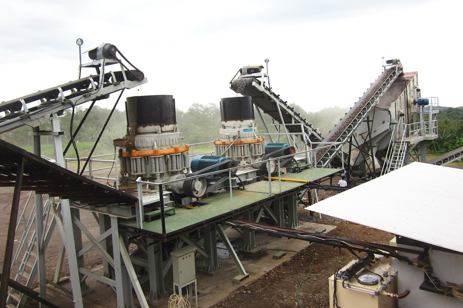 马来西亚日产5000吨玄武岩石子加工生产线