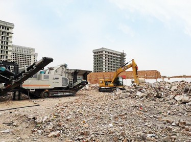 陕西西安时产150吨建筑垃圾资源再利用项目