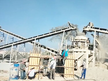 老挝时产280吨辉绿岩碎石生产线项目案例