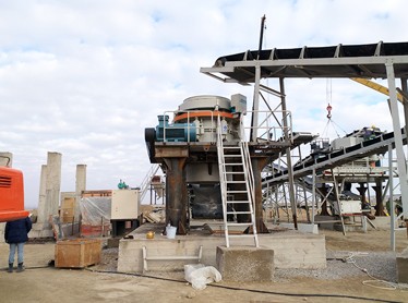 乌兹别克斯坦日产3000吨石灰石制砂生产线项目